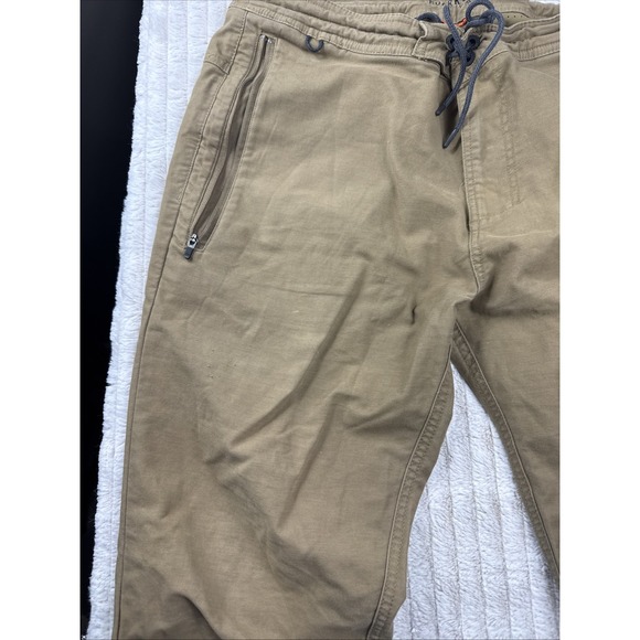 Roark‎ Layover 2.0 Pant Mens 32x29 Brown Drawstring Stretch Hiking Travel - Picture 5 of 16